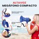 thumbnail image 3 of Megáfono Altavoz Ligero 30W Pyle, Bullhorn con Volumen Ajustable, Sirena Incorporada, Alcance de 800 Metros, Ideal para Deportes en el Exterior, Animación y Eventos, Azul, 3 of 6