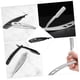 thumbnail image 2 of Pack of 2 vintage folding razors for beard care, manual shaving tool for precise shaving of beard, eyebrows and body hair, portable and versatile., 2 of 5