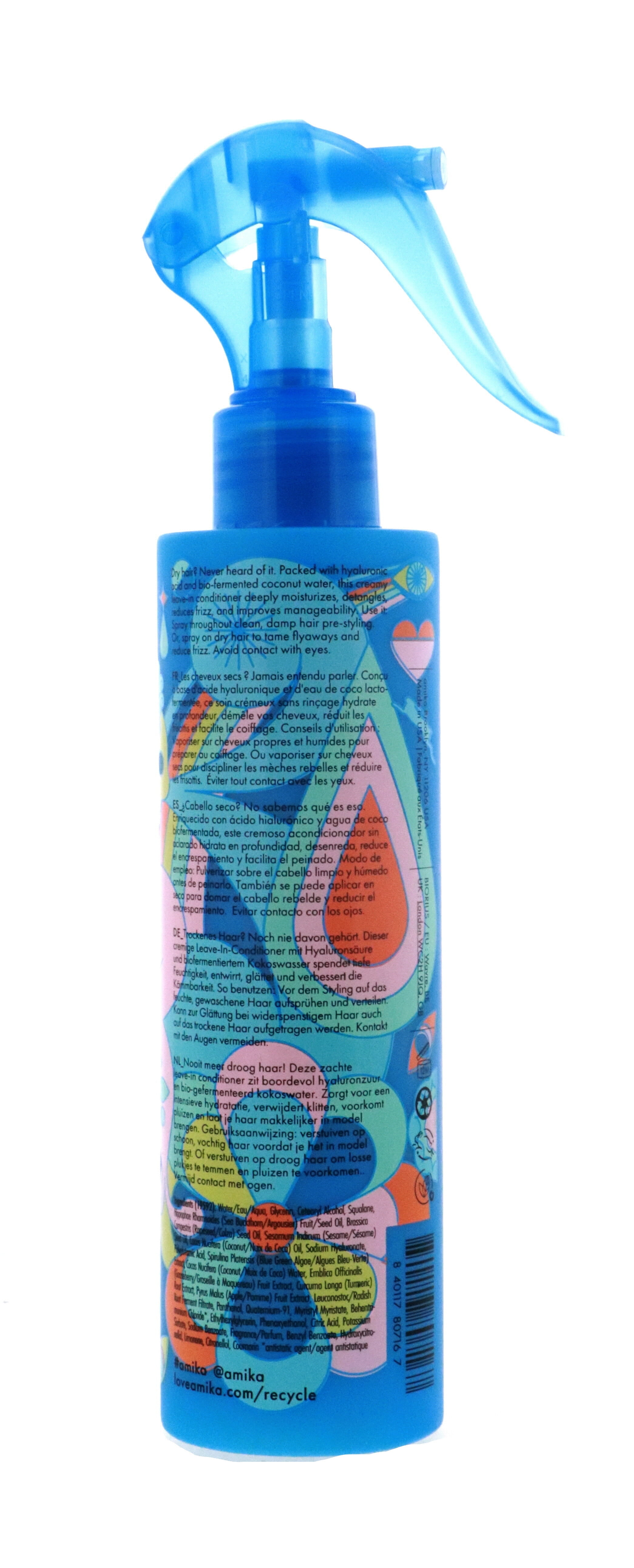 Amika Hydro Rush Intense Moisture Leave-In Conditioner, 6.7 oz