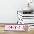 thumbnail image 2 of Get it Girl, Floral Designer Series Desk Sign Nameplate (2 x 8"), 2 of 3