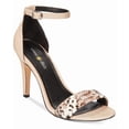 thumbnail image 2 of Seven Dials Wickford Ankle Strap Nude Smooth Snake Two Piece Open Toe Pumps (Smooth Snake, 8.5), 2 of 2