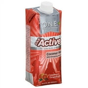 O.N.E. Active Cranberry Grapefruit Coconut Water, 16.9 oz (Pack of 12)