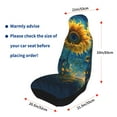 thumbnail image 6 of Haiem Sunflower Castle Starry Sky Printed Car Seat Covers Set of 2, Universal Fit Car Seat Covers,Protective Seat Covers,Comfortable Car Seat Covers, Easy Installation Seat Covers, 6 of 9