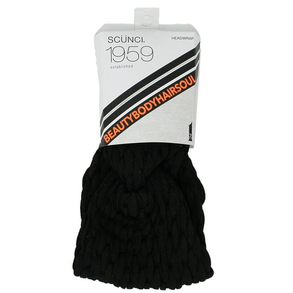 Beauty Body Hair Soul 1959 Black Fabric Headwrap, 1 pc