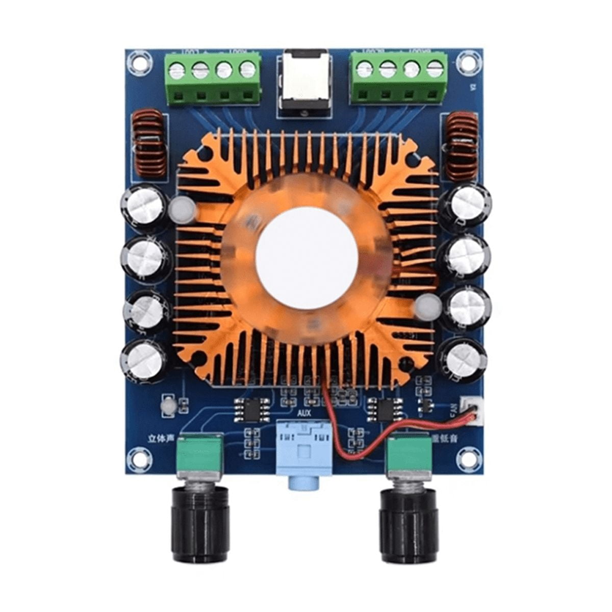 XH-A372 Audio Amplifier Board TDA7850 Four Channel 50Wx4 HIFI Car Stereo Subwoofer Amplifier Bass AMP Home Theater,1 * Audio Amplifier Board