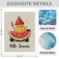 thumbnail image 3 of Diamond Art Kits for Adults - 5d Cartoon Fruit Summer Fun Diamond Painting for Adults, Diamond Art for Adults Beginners, Diamond Painting Kits for Adults for Home Wall Decor, 3 of 7