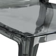 thumbnail image 6 of LeisureMod Modern Dynamic Dining Chair - Set of 4-Color:Transparent Black, 6 of 8