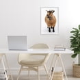 thumbnail image 2 of Stupell Industries Brown Little Goat White Framed Giclee Art design by Deborah Revell, 18 x 12, 2 of 8