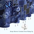 thumbnail image 6 of Pioneer Flower Floral Print Pattern Shower Curtain 72"x84", Bathroom Decorative Shower Curtain Set with 12 Hooks, Waterproof Washable, 6 of 6