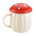 thumbnail image 3 of PENGXIANG Mushroom Mug 8.5oz/250ml Ceramic Mushroom Tea Cup With Lid Gift For Birthdays, 3 of 14