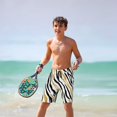 thumbnail image 7 of PAYOHTO Zebra Print Gold Glitter Boys Swim Trunks Quick Dry Beach Boardshorts for Teen Boys Bathing Suit Swimwear for Boys, 7 of 7