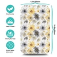 thumbnail image 5 of Washable Rubber Sunflower Cute Floral Dish Drying Mats for Kitchen Counter Home Large Coffee Bar Pad Accessories and Decor for Utensils Stemware 19.5''x12'', 5 of 6