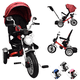 thumbnail image 1 of Triciclo para Niños JOYKOO reclinable giratorio 360 sonido Llanta goma rojo, 1 of 8