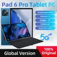 thumbnail image 2 of Versión global NUEVA tableta PAD 6 PRO Android 12 11 pulgadas 16 GB + 1 T HD Snapdragon 870 10 núcleos 5G Tarjeta SIM dual o Wifi GPS Tabletas, 2 of 5