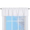 thumbnail image 1 of Lorraine Home Polyester Made 54 Inches x 12 Inches Fashions Ribcord Valance, Give Your Kitchen a Stylish Glow, White, 1 of 2