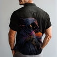 thumbnail image 4 of JGNGSHN Halloween Costumes for Men Short Sleeve Button Down Holiday Vocation Beach Shirts Cute Pumpkins Printed Tees Thanksgiving Shirt, 4 of 6