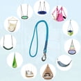 thumbnail image 5 of Swing Suspension Strap with Heavy Duty Stainless Steel Hook Hanging Chair Connection Ropes for Outdoor Hammocks Chair and Trees Hang Kit (Blue 1PCS), 5 of 13