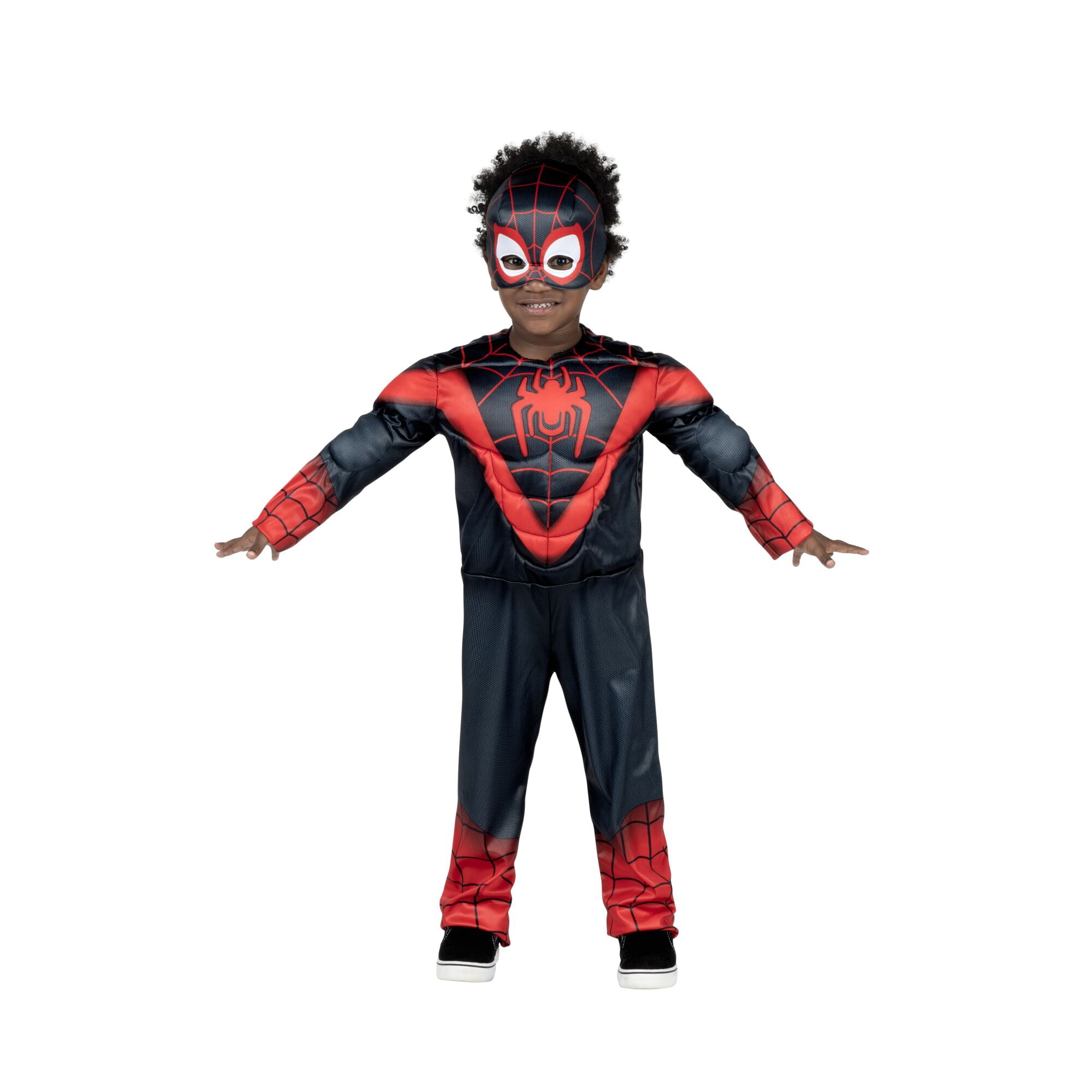 Marvel's Miles Morales Halloween Costume for Toddler, Size 2T, by Jazwares