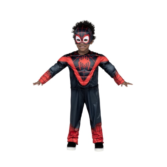 Marvel's Miles Morales Halloween Costume for Toddler, Size 2T, by Jazwares