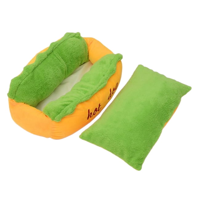 Cojín para cama de perro lavable antideslizante cómodo creativo divertido Pequeña Yuyangstore Camas para perros de mascotas