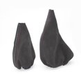 thumbnail image 1 of Funda de fuelle para palanca de cambios de coche, funda de freno de mano manual para - Serie 3 E36 E46 E30 E34 Z3, piel negra, negra, 1 of 5