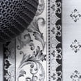 thumbnail image 6 of JONATHAN Y MODERN PERSIAN 2 x 8 Runner Rug, Acanthus French Border - Light Gray/Cream, MDP504F-28, 6 of 9