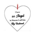 thumbnail image 2 of Xihbxyly Colgante de Ángel En Forma de Corazón, Adorno Conmemorativo para Seres Queridos, Diseño de Vidrio Transparente, Decoración para Árbol de Navidad, Regalo Especial para El Recuerdo, Paquete de, 2 of 2