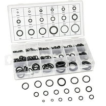 225pcs O-Ring Rubber Assortment 18 Size SAE Kit Plumbing Hydraulic Air Gas HVAC