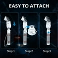 thumbnail image 6 of VR Game Handle Accessories for Meta Quest 3 / Oculus Quest 2 Controllers Extensions, Dual Handles Extension Grips for VR Game Beat Saber Golf Club Baseball & Gorilla Tag White, 6 of 9