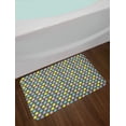 thumbnail image 2 of Scandinavian Bath Mat, Colorful Tropical Pineapples on Dark Toned Background Ornate Ripe Exotic Food, Plush Bathroom Decor Mat with Non Slip Backing, 29.5" X 17.5", Multicolor, by Ambesonne, 2 of 2