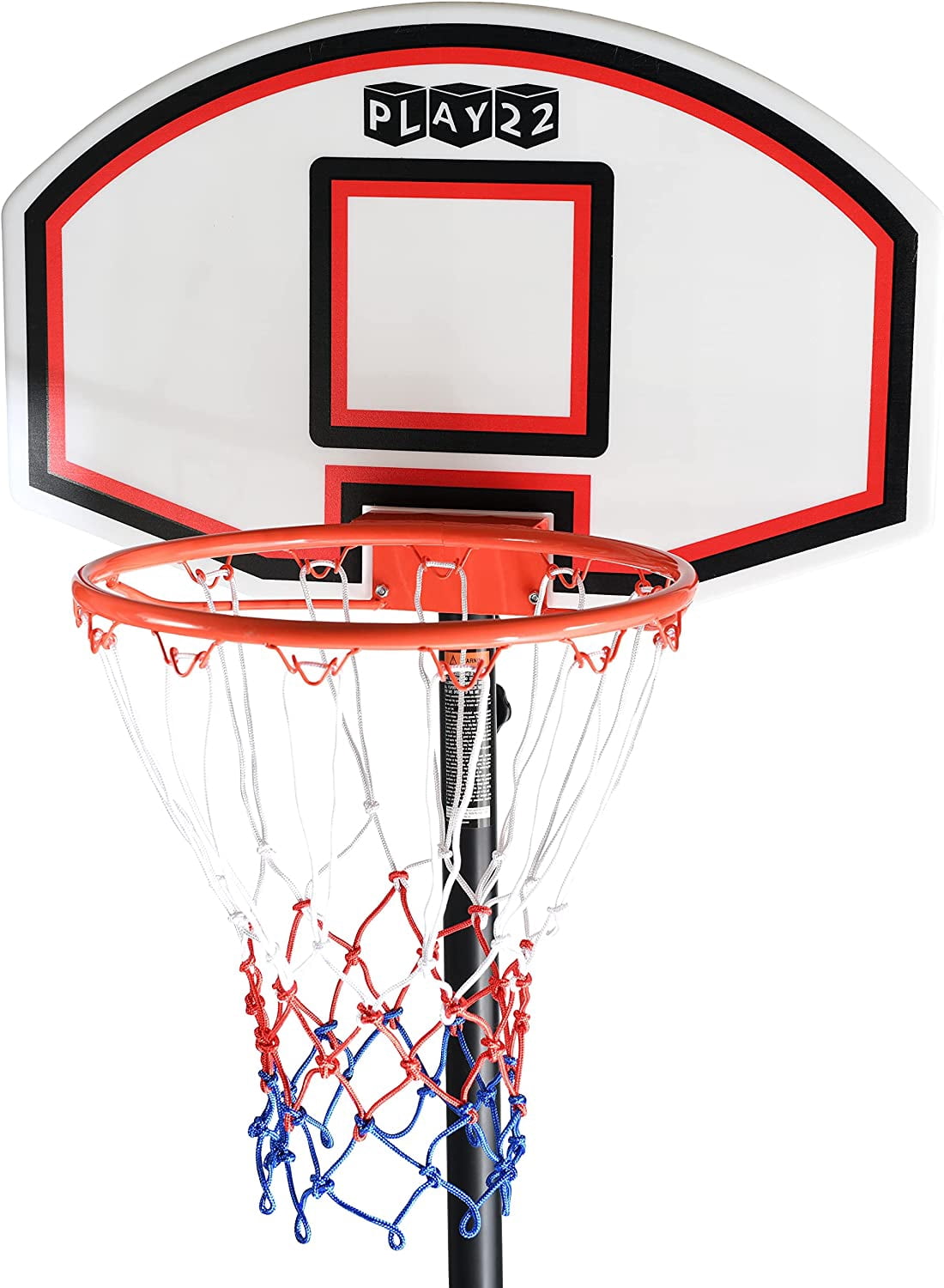 QHTER Kids Adjustable Basketball Hoop Height 5-7 FT - Portable Basketball Goals for Kids Teenagers Youth and Adults with Stand & Backboard Wheels Fillable Base - Great Indoor Outdoor Play