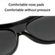 thumbnail image 4 of Day / Driving Glasses Wraparound Sunglasses Compatible With Men, Women - Anti Glare Ized Wraparounds, 4 of 5