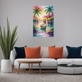 thumbnail image 5 of Jimbaran Bay Sunset Watercolor Wall Art Bali Beach Ocean Landscape Painting Tropical Coastal Decor Canvas Poster, 5 of 8