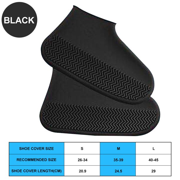 Non-Slip Silicone Rain Boots High Elastic Wear-Resistant Unisex Waterproof Shoe For Outdoor Rainy Day Reusable Shoe Cover