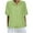 Green, variant on GigrtiJin Womens Button down Lapel Shirt Summer Short Sleeve Loose Casual Work Blouse Lightweight Drawstring Hem Tops