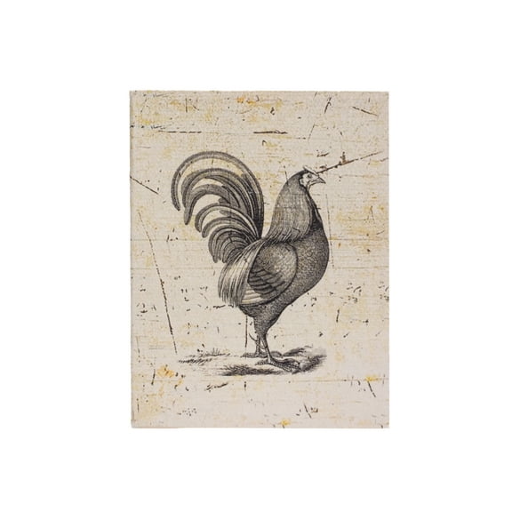 De Kulture Works Rooster Artwork Pocket Diary, 100 Pages, 125 GSM, Set of 2