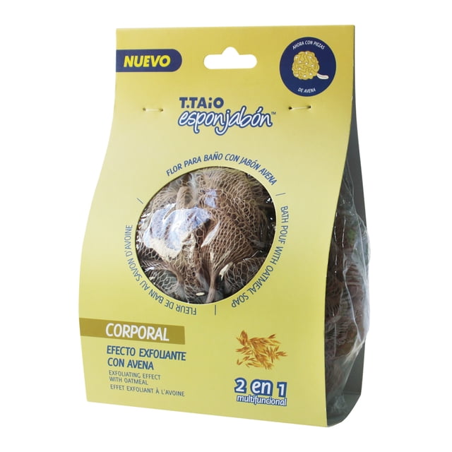Esponja de baño Avena Anti Acne T.Taio 6 piezas