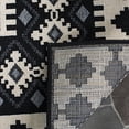 thumbnail image 5 of Safavieh Veranda Black Indoor Outdoor Rug - 4' x 5'7", 5 of 5