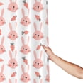 thumbnail image 3 of Sigee Rabbit Is And Carrots for Waterproof Fabric Shower Curtain 72" W x 72" H for Bathroom Shower Curtain, 3 of 5