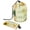 Multicolor 3, variant on PhooArto Drawstring Cosmetic Bag, Barrel Shaped Portable Travel Makeup Bags, Galaxy Alien Stands Earth Large Capacity Waterproof Multifunctional Bucket Toiletry Bag