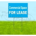 thumbnail image 1 of Commercial Space For Lease (18" x 24") Yard Sign, Includes Metal Step Stake, 1 of 6