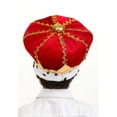 thumbnail image 3 of Royal Red King Costume Hat for Kids, 3 of 7