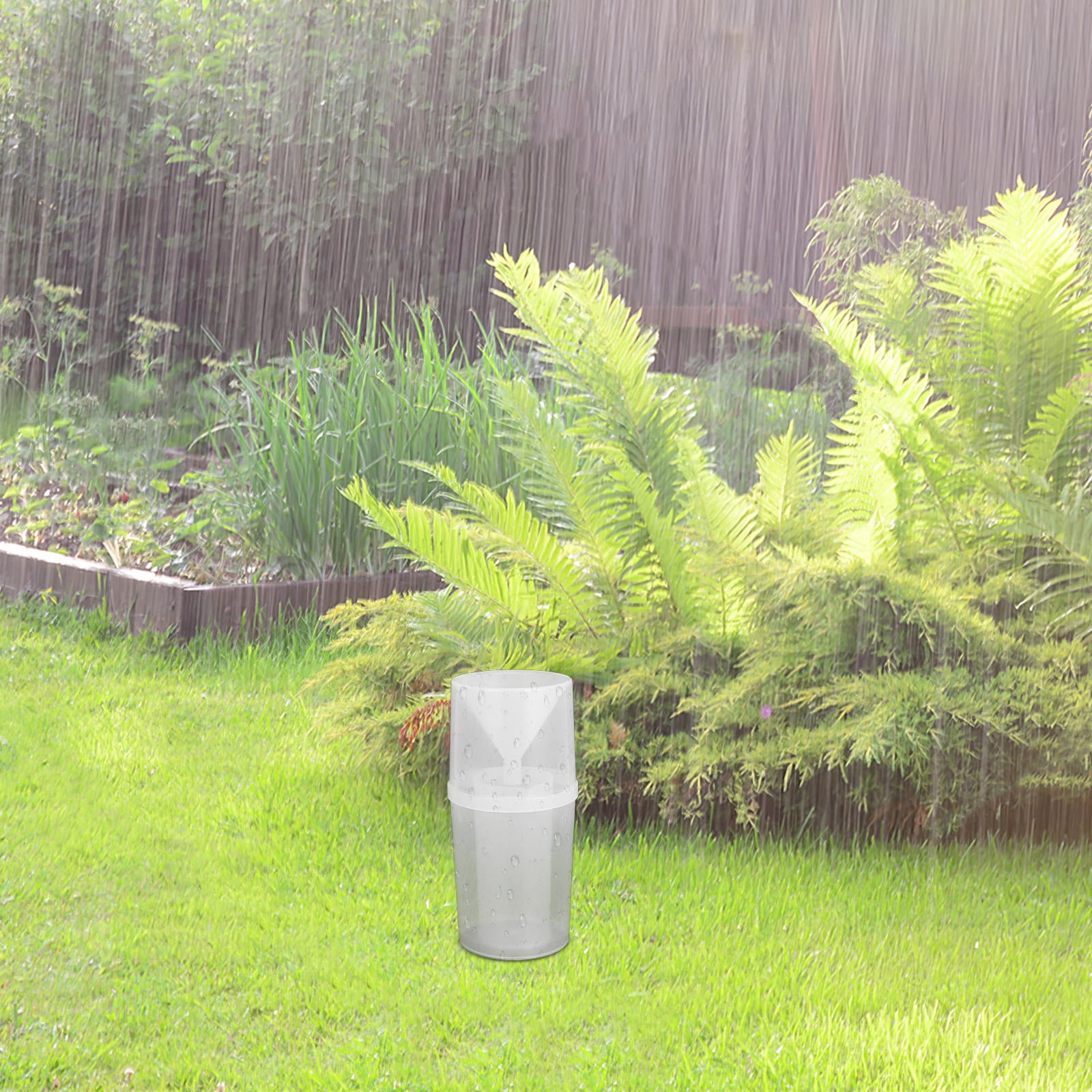 Worgeous Rain Gauge Measuring Tool Garden Rain Gauge Cup Outdoor Plastic Yard Rain Gauge Practical Rain Gauge Cup Replacement Lawn Rain Gauge