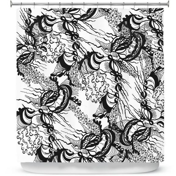 Shower Curtains 70" x 93" from DiaNoche Designs by Susie Kunzelman - Whirlwind