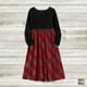 PatPat Mommy and Me Dress Plaid Series Family Matching Couple Sets