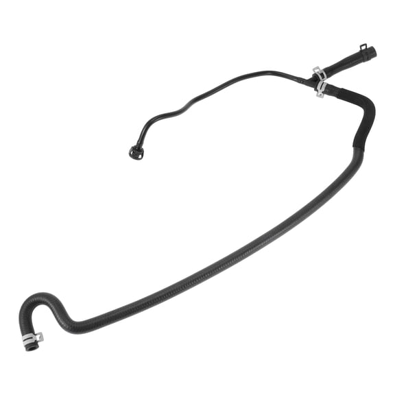 Unique Bargains Expansion Tank Hose to Radiator Engine Coolant Water Hose No.LR013687 for Land Rover LR4 5.0L 2010-2013 Rubber Black Good Sealing