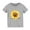 Grey, variant on KAUOD Toddler Girls Boys Summer T-Shirt Kids Cotton Short Sleeve Sunflower Tee LIVE IN THE SUNSHINE Print Crew Neck Casual Top