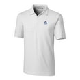 thumbnail image 2 of Men's Cutter & Buck White Fresno State Bulldogs Big & Tall Forge Pencil Stripe Stretch Polo, 2 of 3