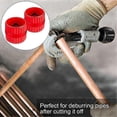 thumbnail image 3 of 4 Pieces Copper Pipe Cleaner And Reamer Value Set- Copper Pipe And Cleaner Reamer,4-in-1 Pipe Deburring Brush Tools, 3 of 5