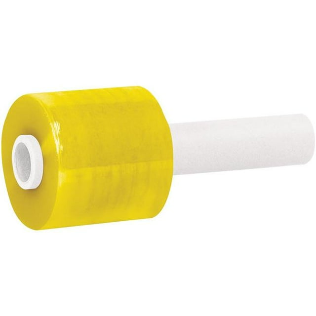 Box Partners TNBEC303YEL 3 in. x 1000 ft. 80 Gauge Extended Core Bundling Film, Yellow